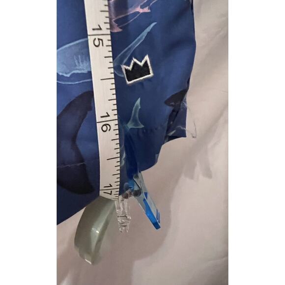 Crown & Ivy Boy's Swim Trunks Sharks Size Large (Size 12) New With Tags (Z-2) - Picture 10 of 10